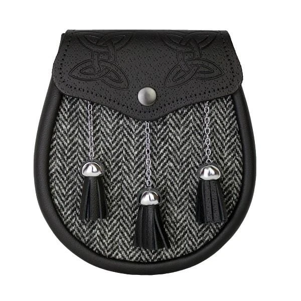 Harris Tweed Semi Dress Sporran (AZD-TWEED) 3 Harris Tweed Semi Dress Sporran (AZD-TWEED)