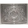 Highland Swirl Buckle (GMB03 GE) -Scottish Clothing Store highlandswirlchrome 1
