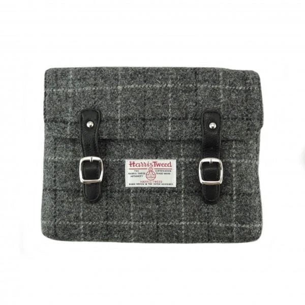 Harris Tweed Grey Check IPad / Tablet Holder 3 Harris Tweed Grey Check IPad / Tablet Holder