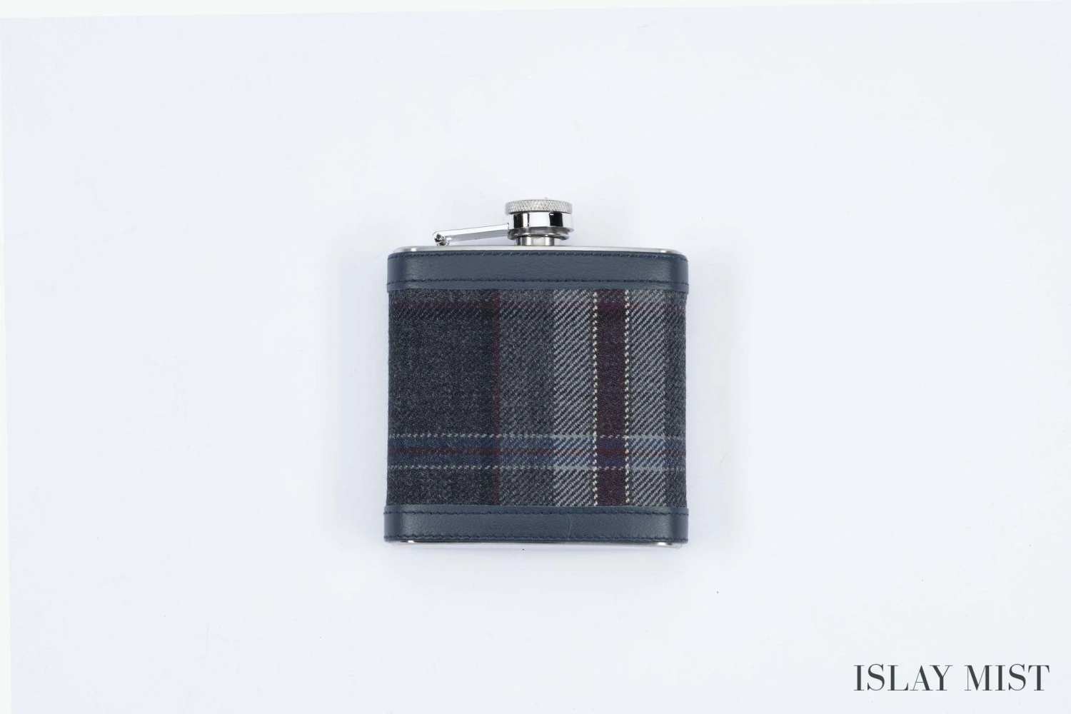 Mist Tartan Hip Flask 8 Mist Tartan Hip Flask - Image 6