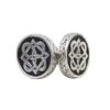 Round Celtic Knot Cufflinks (KCL23P CB) 2 Round Celtic Knot Cufflinks (KCL23P CB) -Scottish Clothing Store kcl23p celtic cuff links 1