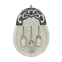 Bulldog Large Knot Cantle Dress Sporran (WES-BLK)