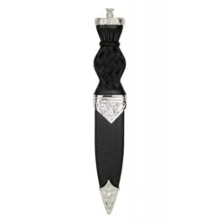 Real Chrome Thistle Sgian Dubh