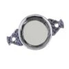 Plain Chrome Plated Quaich With Celtic Handles (QASP CB) -Scottish Clothing Store qasp celtic cut out knot quaich