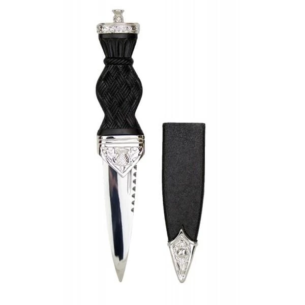 Real Chrome Thistle Sgian Dubh 4 Real Chrome Thistle Sgian Dubh - Image 2