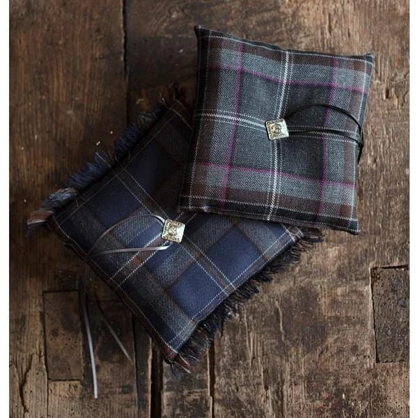 Tartan Wedding Ring Cushion 4 Tartan Wedding Ring Cushion - Image 2