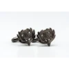Scottish Black Chrome Thistle Shaped Cufflinks (KCL33B CB) 2 Scottish Black Chrome Thistle Shaped Cufflinks (KCL33B CB) -Scottish Clothing Store scottish black chrome cufflinks kcl33b 2