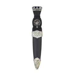 Clan Crest Sgian Dubh With Celtic Design (SD/CC AP)