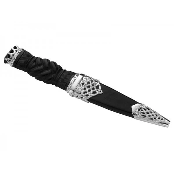 Morar Sterling Silver Stone Top Sgian Dubh 4 Morar Sterling Silver Stone Top Sgian Dubh - Image 2