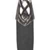 Islay Black Chrome Sgian Dubh With Stone Top 1 Islay Black Chrome Sgian Dubh With Stone Top -Scottish Clothing Store sd105