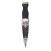 Lomond Sterling Silver Sgian Dubh With Stone 1 Lomond Sterling Silver Sgian Dubh With Stone -Scottish Clothing Store sd41a 1