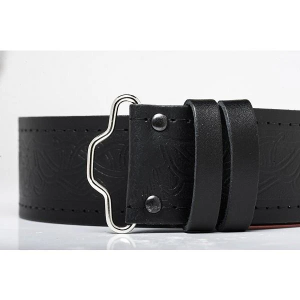 Velcro Celtic Stag Hide Kilt Belt GE 4 Velcro Celtic Stag Hide Kilt Belt GE - Image 2