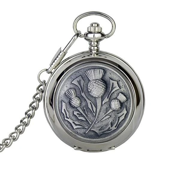 Personalised Three Thistle Pocket Watch (PW102 CB) 3 Personalised Three Thistle Pocket Watch (PW102 CB)