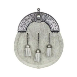 Bulldog Torc Cantle Dress Sporran With Light Bovine Skin (WES-BTT)